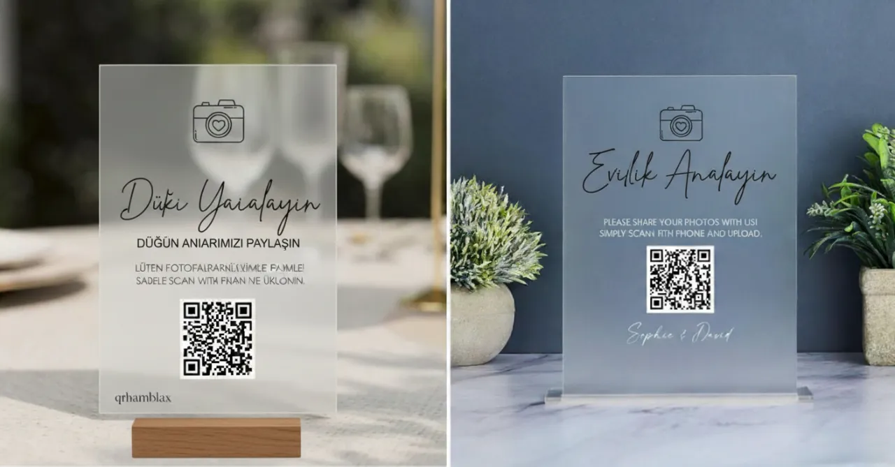 QR fotoğraf sistemi